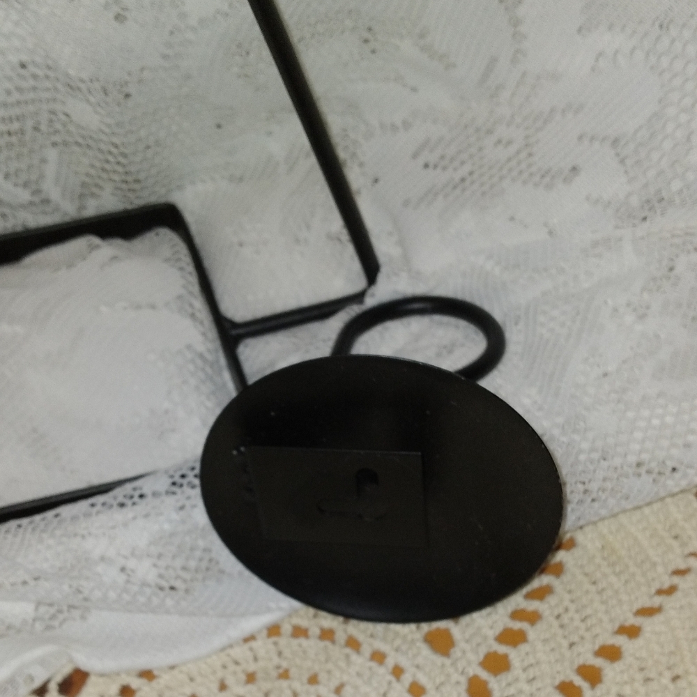 At Home America Iron Triangle Candle Holders - Picture 3 of 5